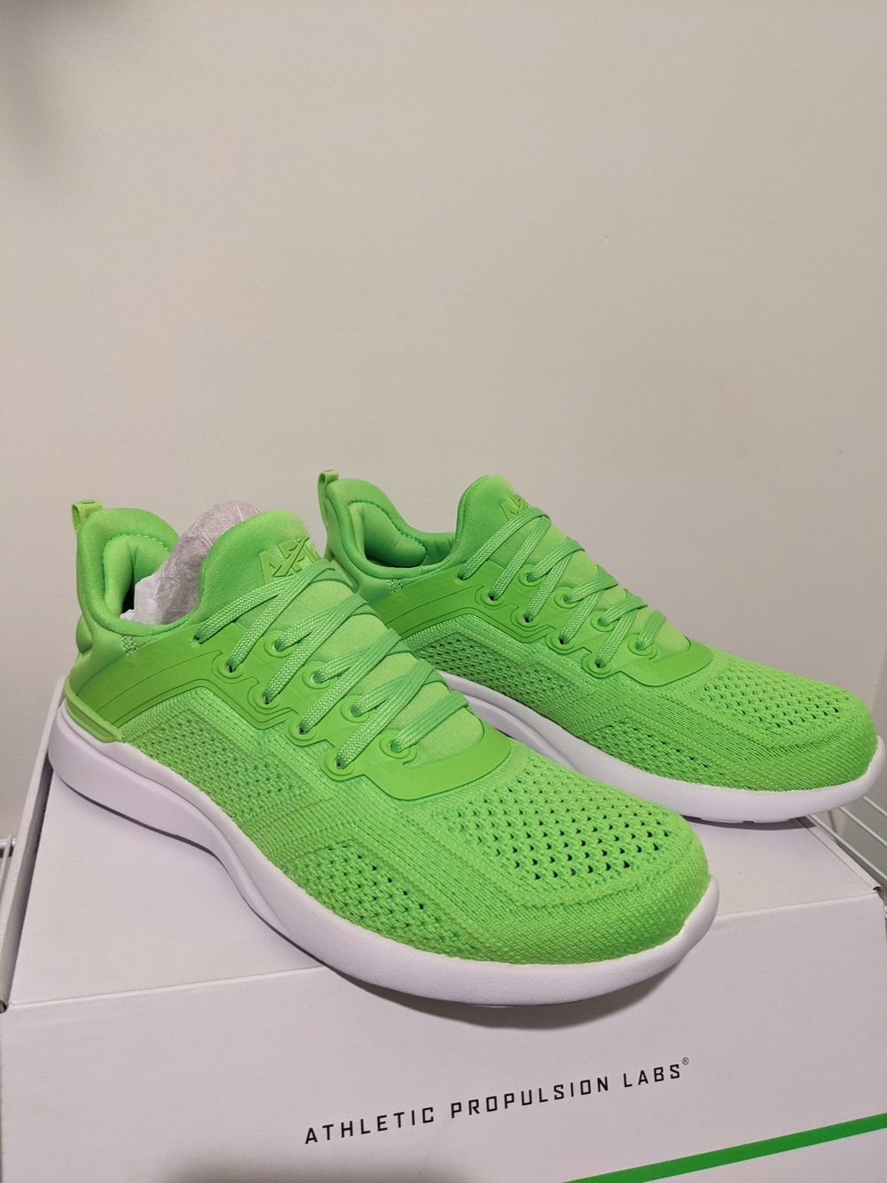 Athletic Propulsion Labs Neon Green Sneakers - Picture 2 of 4